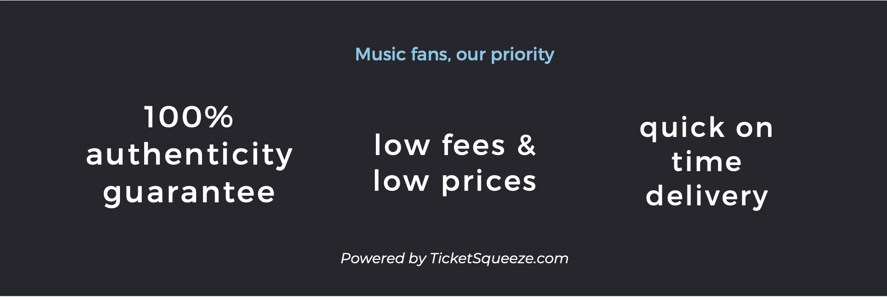 Atwood Concert Hall ticket guarantee