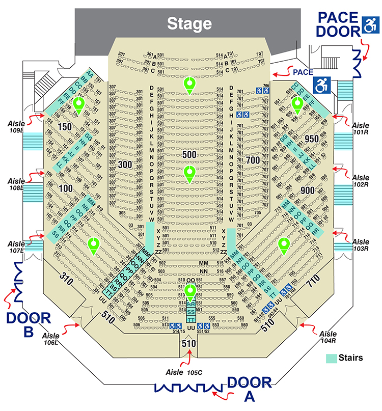 Jazz Festival 2017 Seating Chart